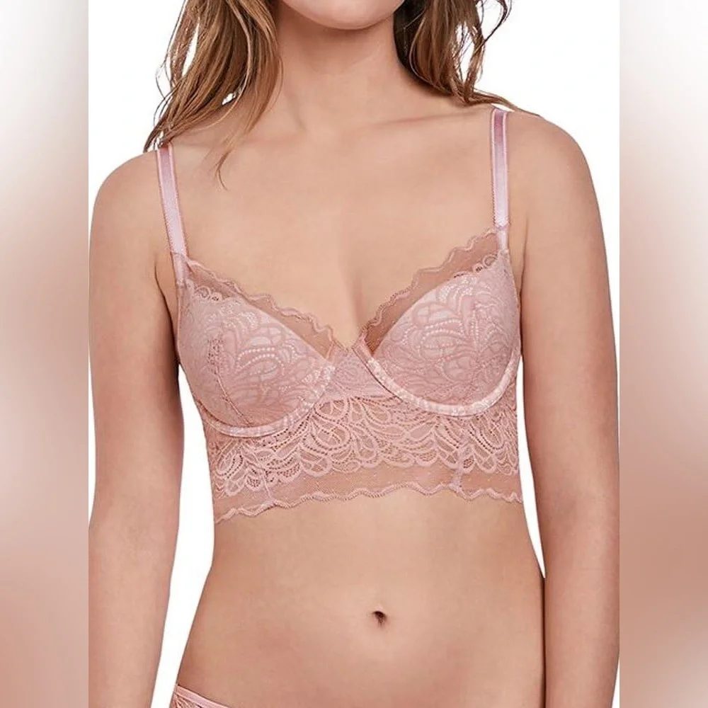 NWT! b.tempt'd by Wacoal Women's Undisclothed 3/4 Bralette Bra Lingerie Medium